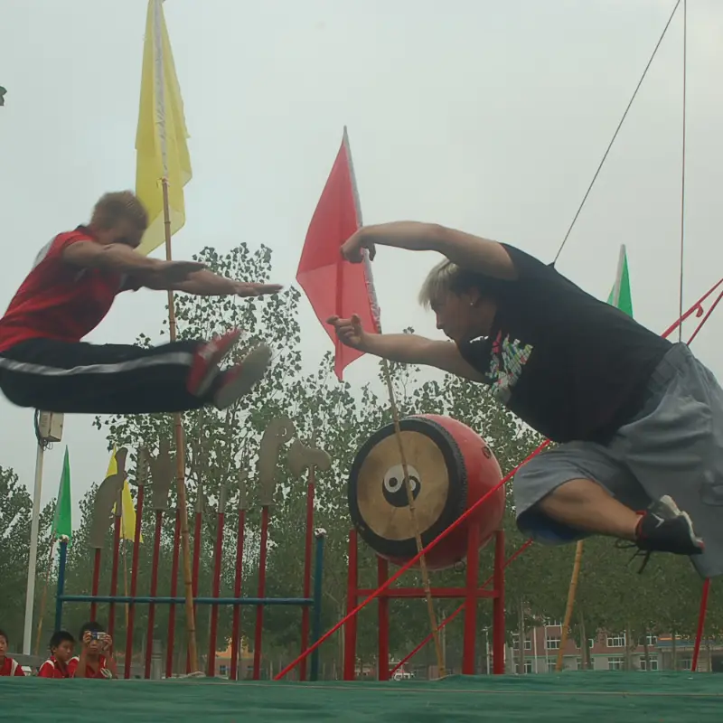 Shi Xiaolong filming