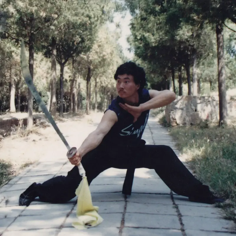 Shi Xiaolong Sword training