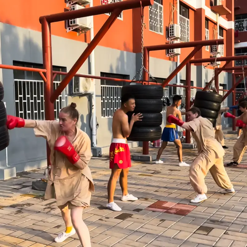 Study Sanda Kickboxing Martial Arts in China